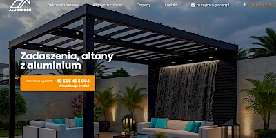Nowoczesne zadaszenia z alu i szkła